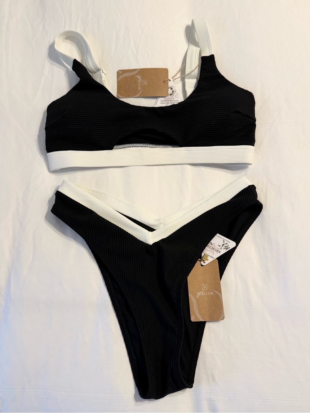 Her look two piece swimsuit cheeky szM